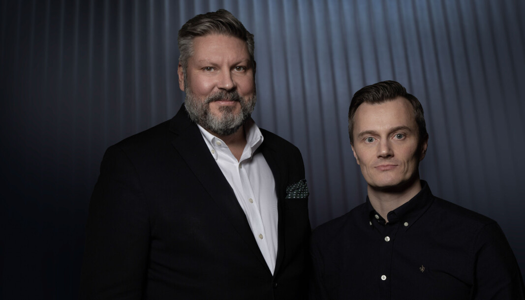 Michael Jäderlind, vd i NOVA Sverige och Geir Allan Hove, koncernchef och grundaren. Michael Jäderlind, vd i NOVA Sverige och Geir Allan Hove, koncernchef och grundaren.