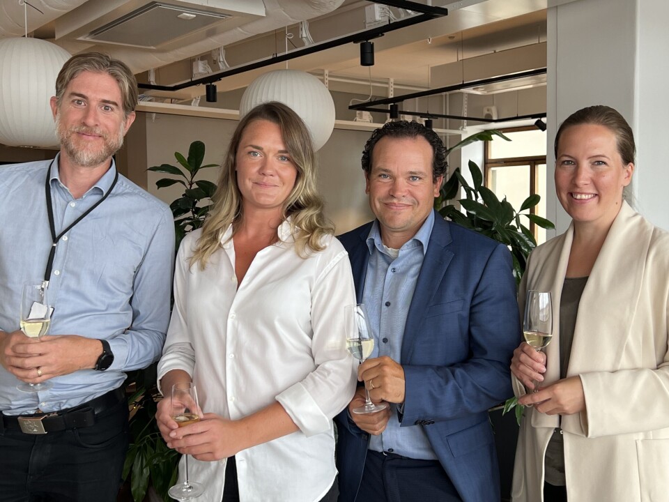 Linus Ekström, Alice Arbman Forsberg, Martin Holmberg och Jessica Dannemann